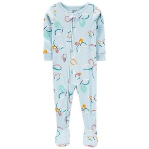 Carter’s Toddler Girls’ Footed Sleeper Pajamas – Butterfly Print Size 3T